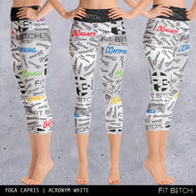 Fit Bitch - Yoga Capris - Graffiti