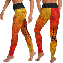 Fit Bitch - Yoga Leggings - Fire and Ice