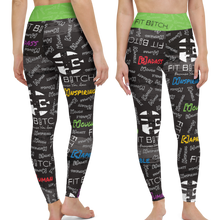 Fit Bitch - Yoga Leggings - Graffiti