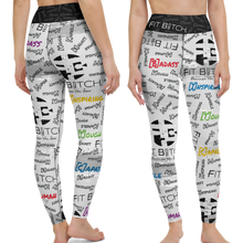 Fit Bitch - Yoga Leggings - Graffiti