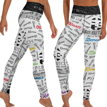 Fit Bitch - Yoga Leggings - Graffiti