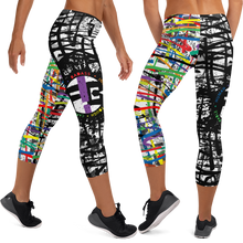 Fit Bitch - Capris - Criss Cross Rainbow