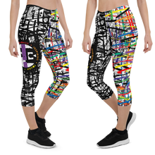 Fit Bitch - Capris - Criss Cross Rainbow