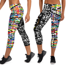 Fit Bitch - Capris - Criss Cross Rainbow