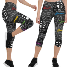 Fit Bitch - Capris - Graffiti
