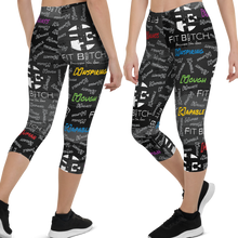 Fit Bitch - Capris - Graffiti