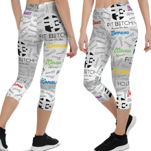 Fit Bitch - Capris - Graffiti