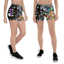 Fit Bitch - Shorts - Criss Cross Rainbow