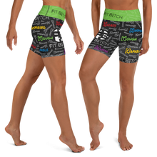 Fit Bitch - Yoga Shorts - Graffiti