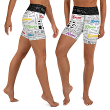 Fit Bitch - Yoga Shorts - Graffiti