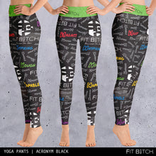 Fit Bitch - Yoga Leggings - Graffiti