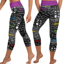 Fit Bitch - Yoga Capris - Graffiti