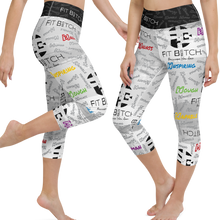 Fit Bitch - Yoga Capris - Graffiti