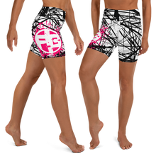 Fit Bitch - Yoga Shorts - ZZ Stripes