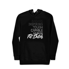 Fit Bitch - Unisex Hoodie - B&W