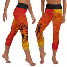 Fit Bitch - Yoga Capris - Fire and Ice