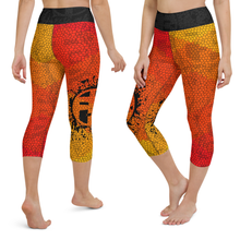 Fit Bitch - Yoga Capris - Fire and Ice
