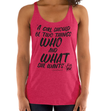 Fit Bitch - Racerback - Tri-blend - A Girl Should Be Two Things