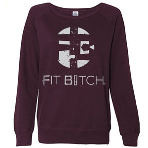 Fit Bitch - Long Sleeve - Lightweight Sweatshirt - Logo