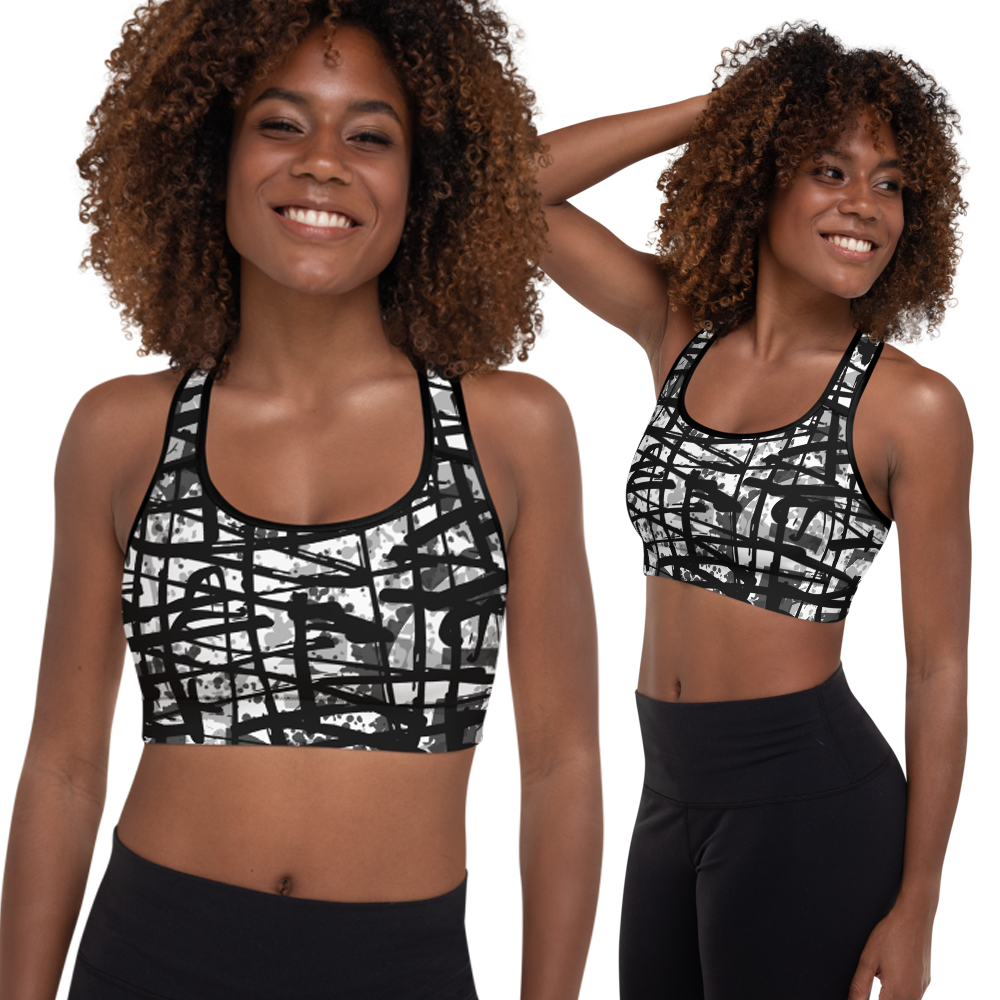 Fit Bitch Sports Bra Criss Cross Rainbow Fit Bitch Apparel