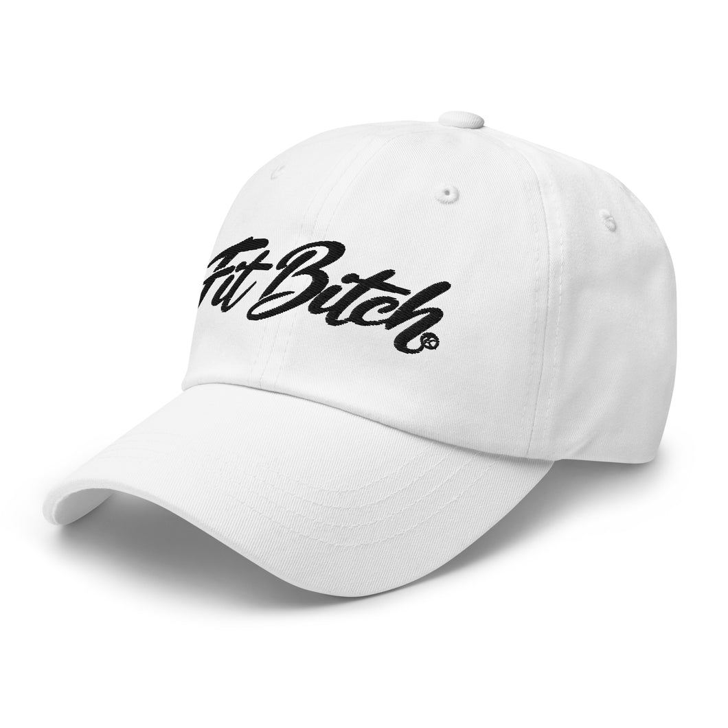 Fit Bitch - Baseball Hat - Cursive Pastels