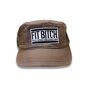 Fit Bitch® Distressed Military Hat