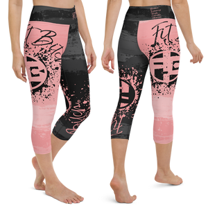 Super Soft Cropped Yoga Leggings - Glow Pink